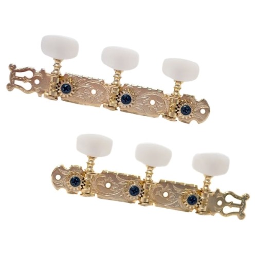 Gotoh 35P450 Machine Head Set for Classical Guitar 3R + 3L Gold